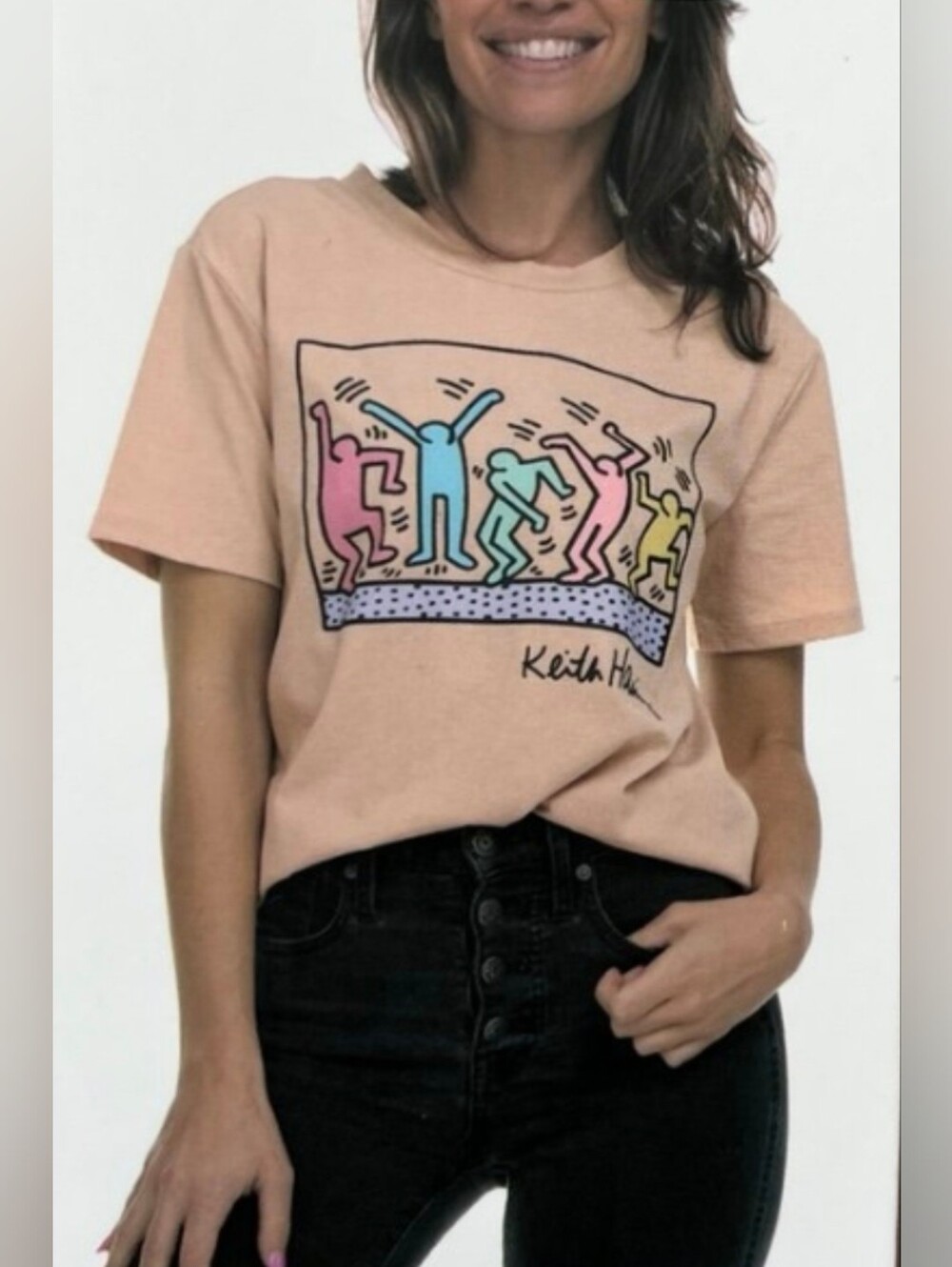 Keith Haring Graphic Tee, Sz L